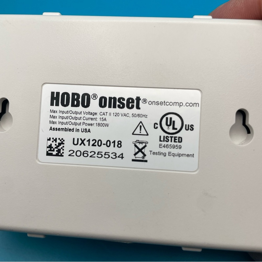 Onset HOBO UX120-018 Plug Load Data Logger Tested/Working (Fast Ship) - Picture 3 of 3